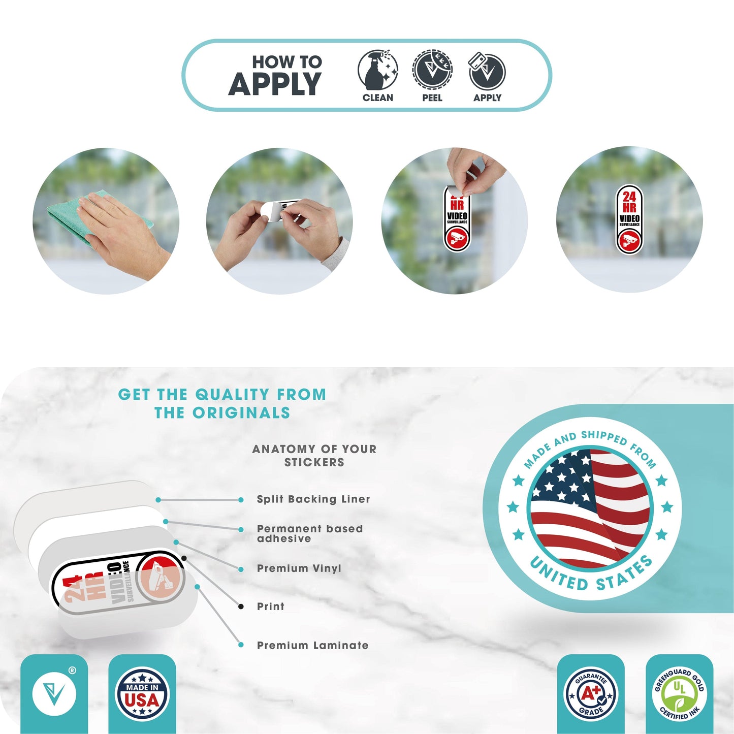 Video Surveillance Sticker