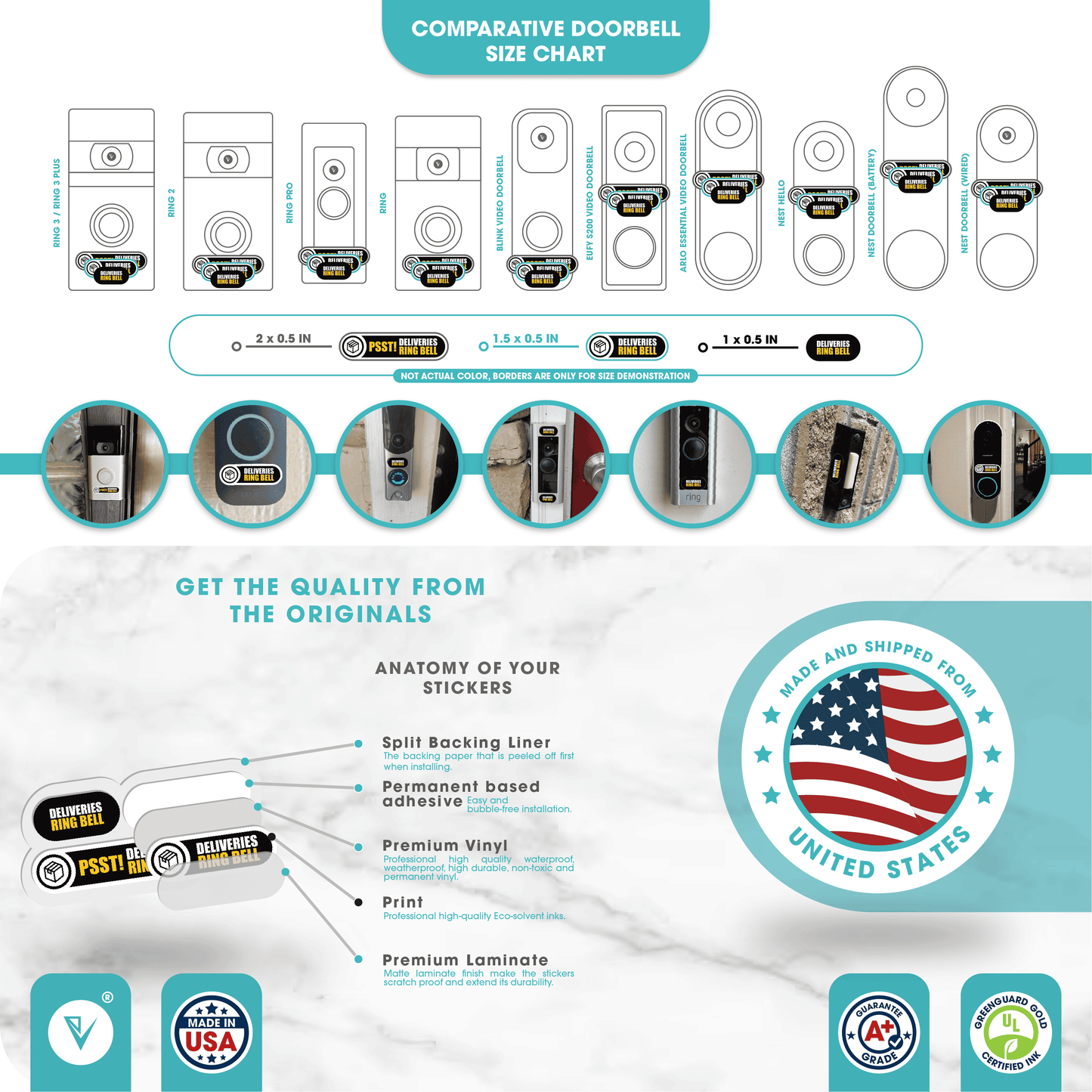 Tiny Deliveries Ring Bell for Doorbell