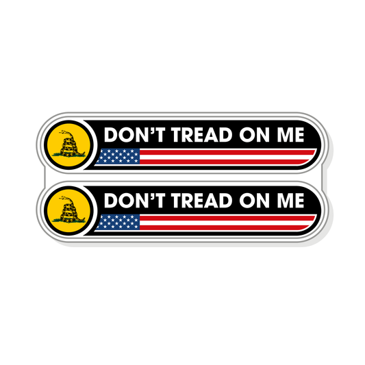 Don't Tread on Me Gadsden Flag Stickers
