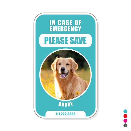 Save Our Pets Sticker - Custom Photo