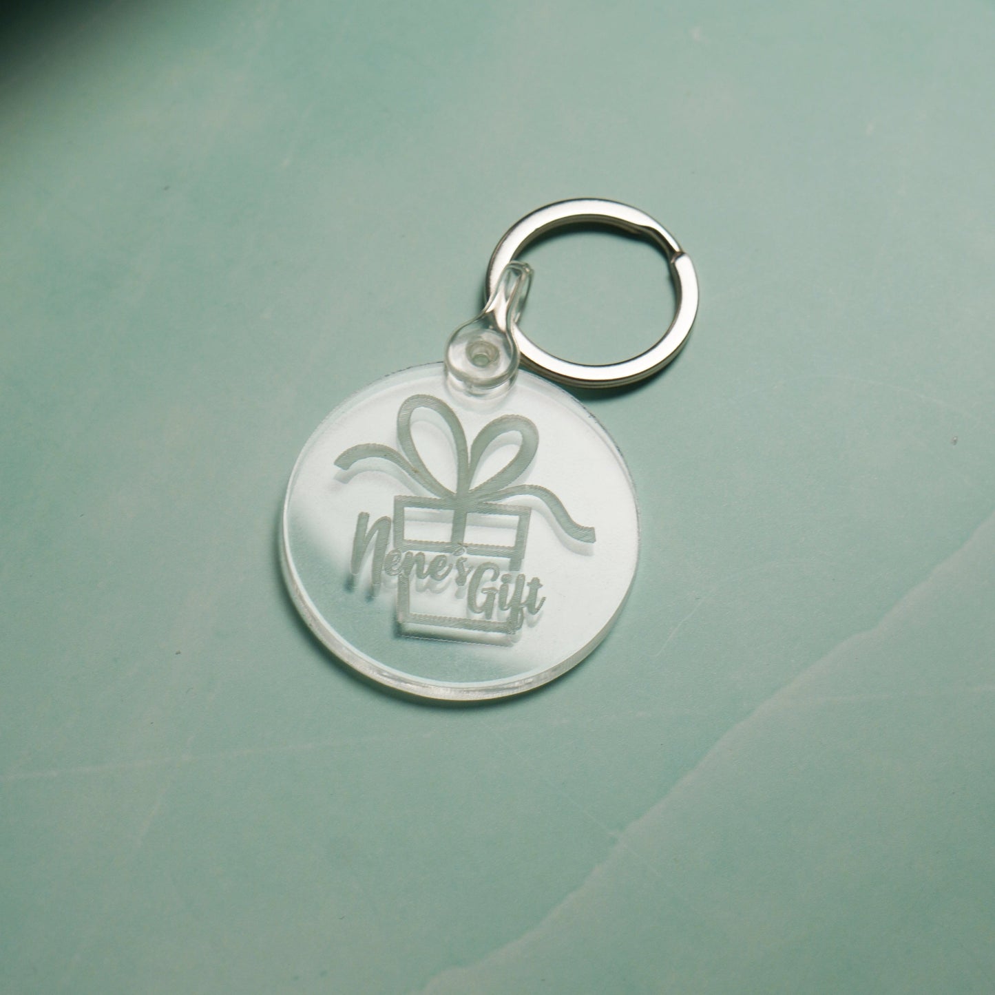 Custom Logo Engraved on keychain