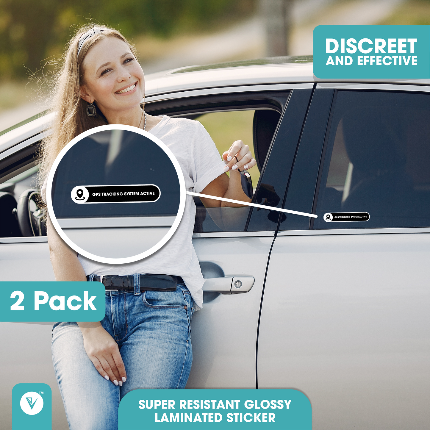 GPS Tracking System Active Sticker