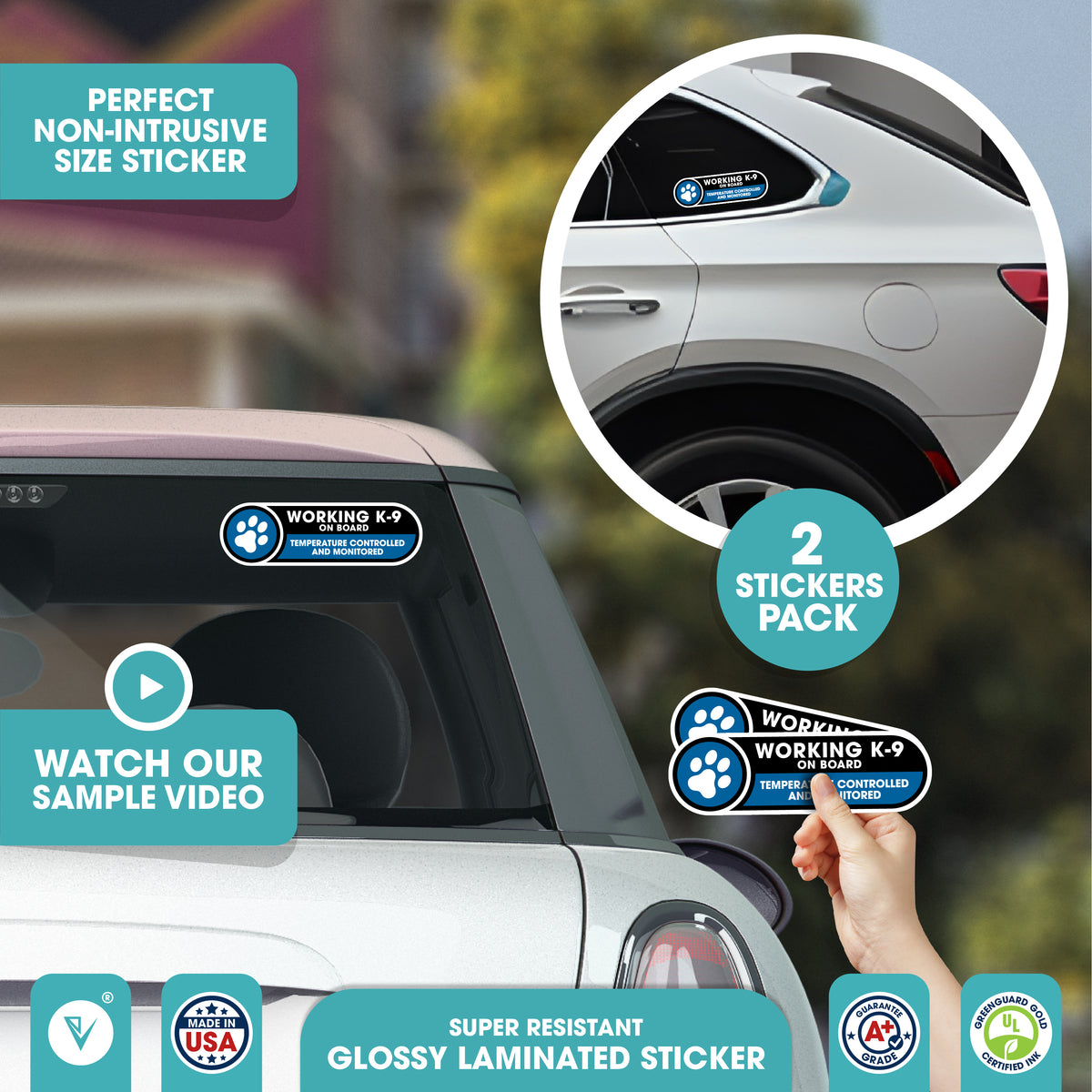 Custom Pets Stickers for Car