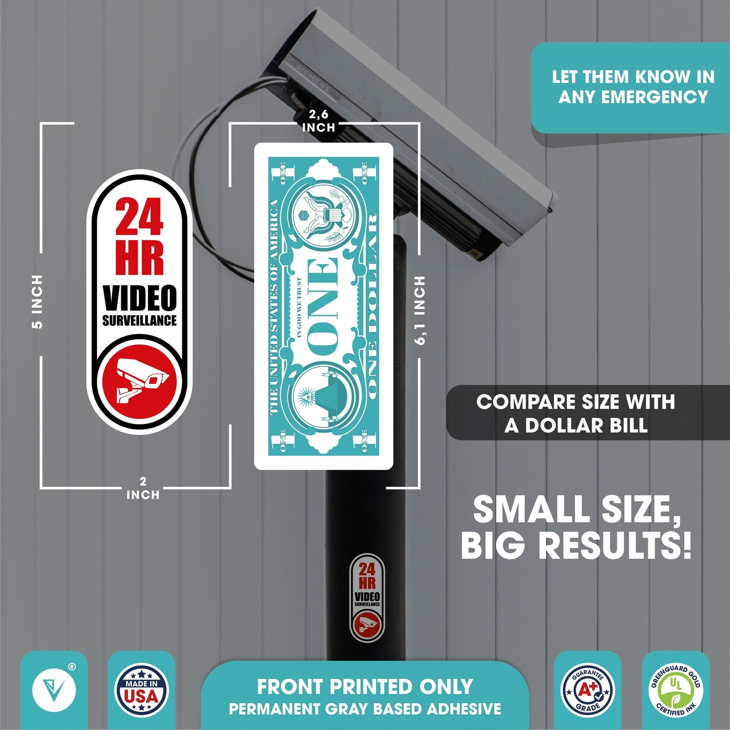 Video Surveillance Sticker