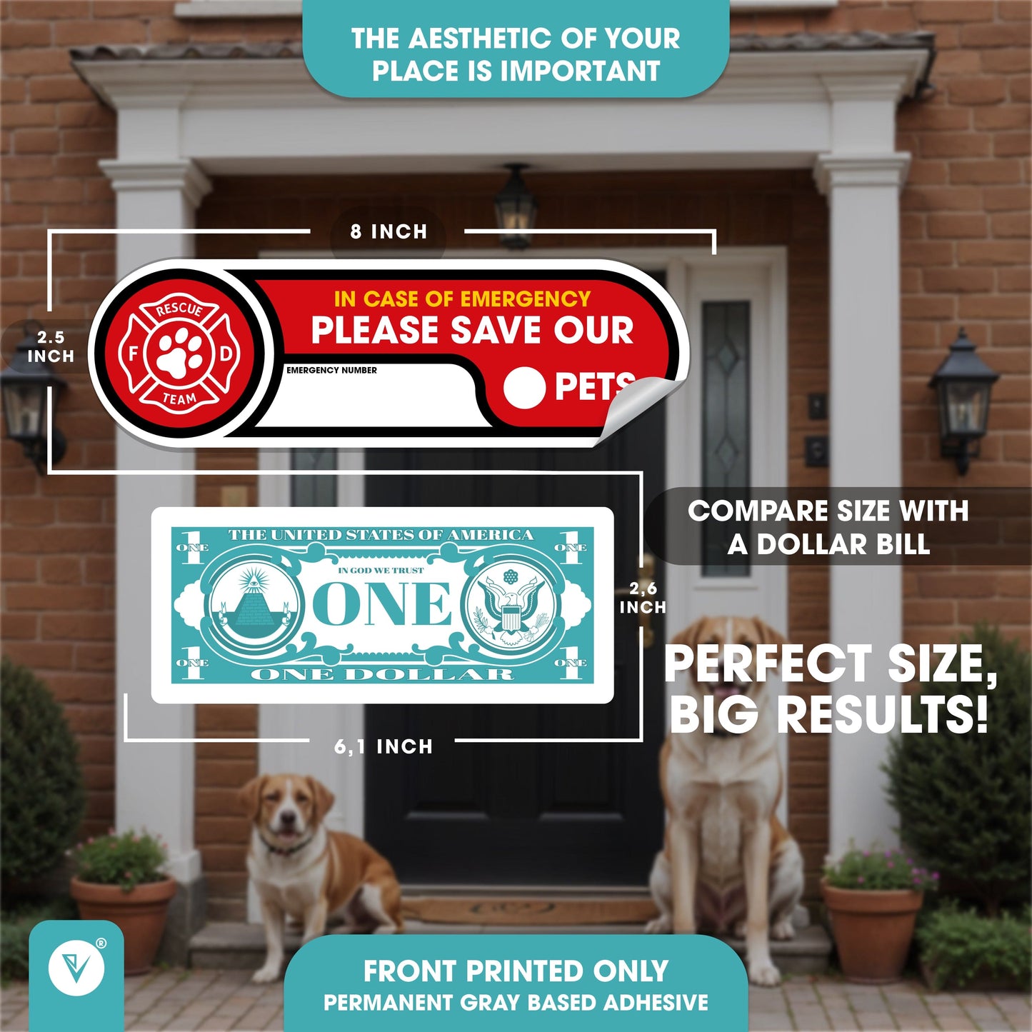 Pet Rescue Safety Stickers
