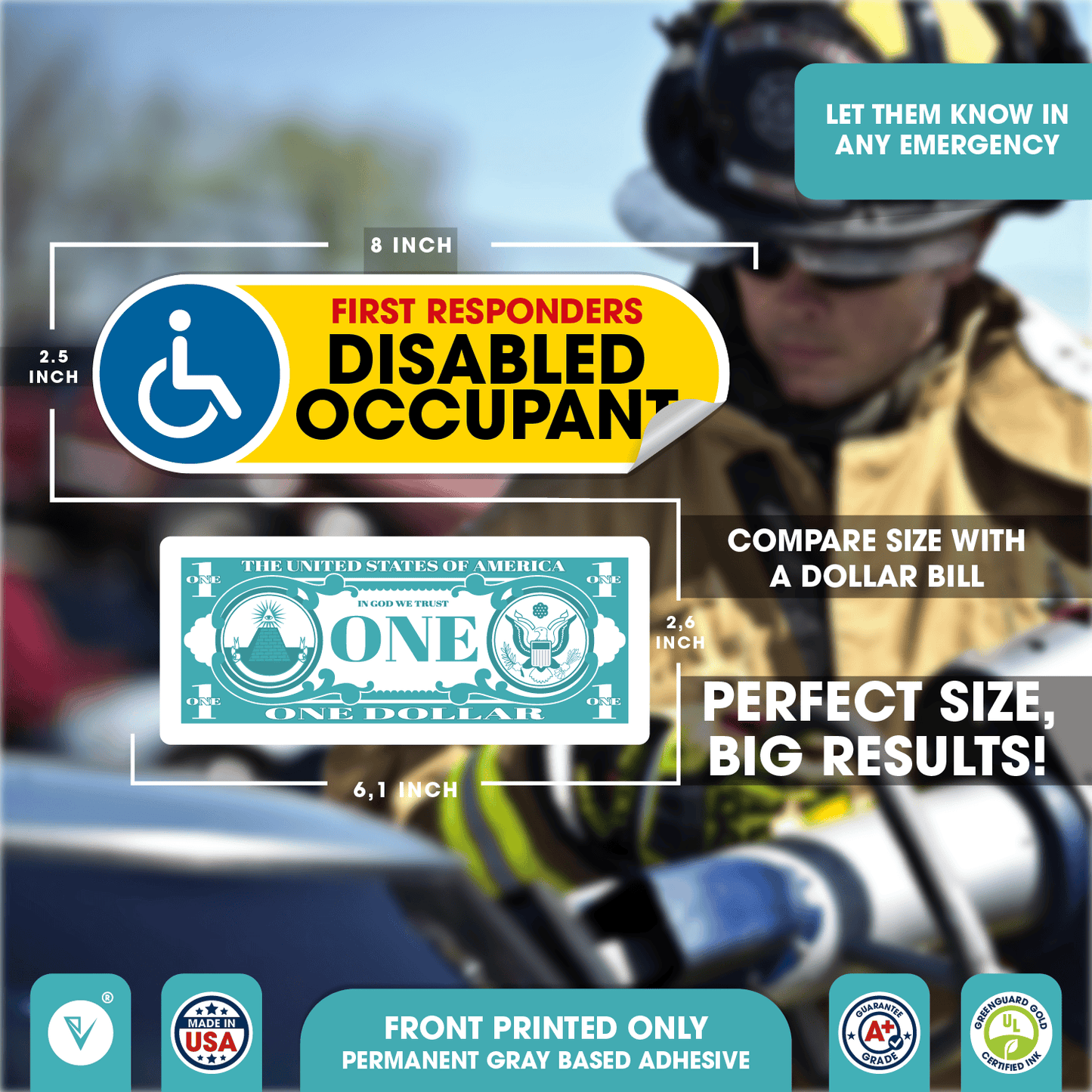 Disabled Occupant Stickers