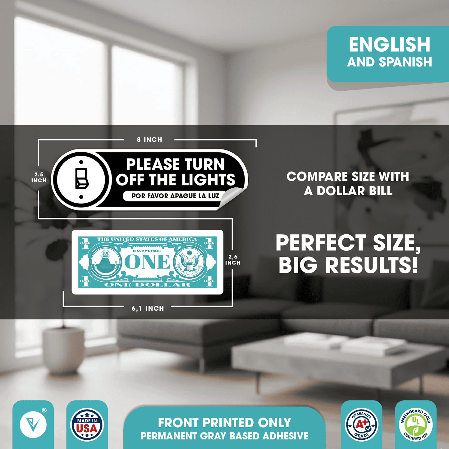 Turn Off the Lights Stickers