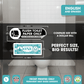 Flush Toilet Paper Only Tiny Stickers