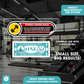 Bilingual Fitness Center Rules Small Sticker