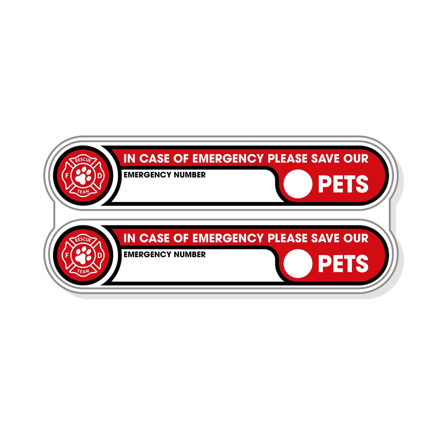 Pet Rescue Safety Stickers