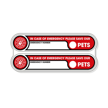 Pet Rescue Safety Stickers
