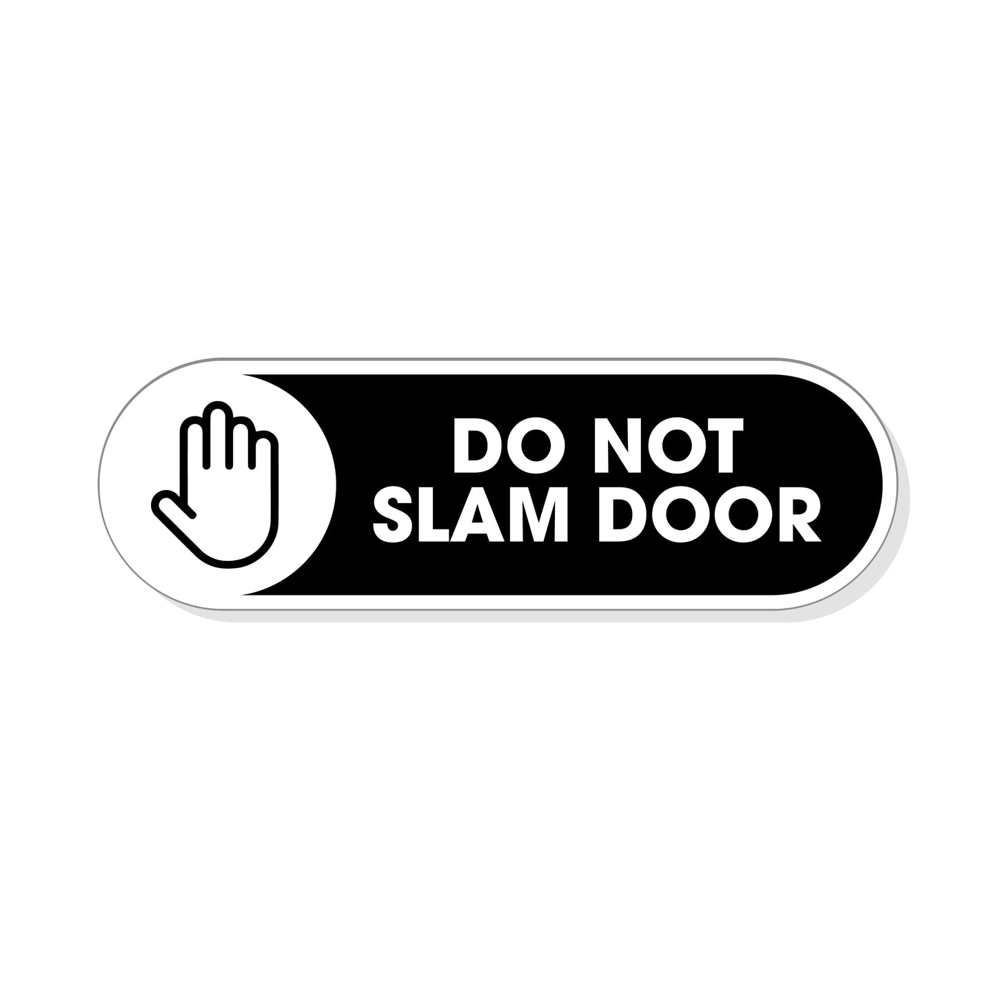 Do Not Slam Door Stickers for Car