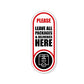 Deliveries Here Sticker