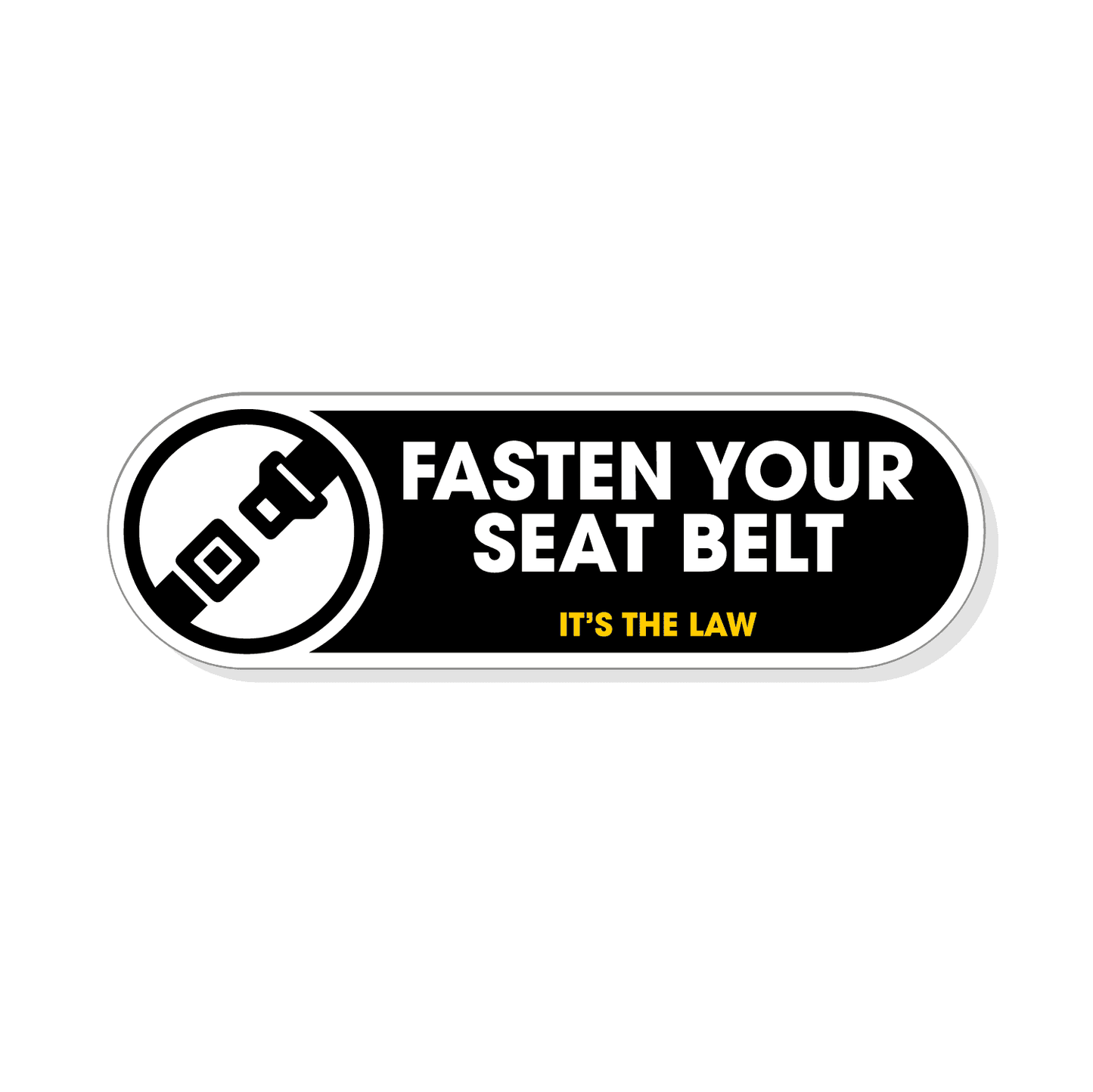 Fasten your Seatbelt Stickers for Car
