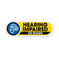 Hearing Impaired on Board Small Stickers for Car