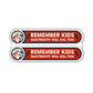 Remember Kids Electricity Will Kill You Stickers