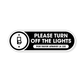 Turn Off the Lights Stickers