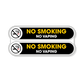 No Smoking No Vaping Stickers for Vehicles
