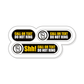 Tiny Call or Text Do Not Ring Stickers