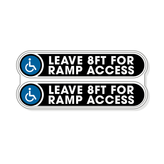 Leave 8 Ft for Ramp Access