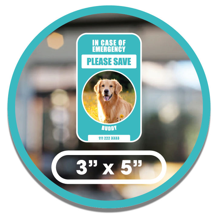 Save Our Pets Sticker - Custom Photo