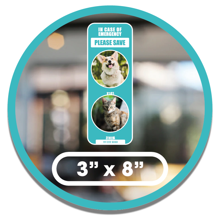 Save Our Pets Sticker - Custom Photo