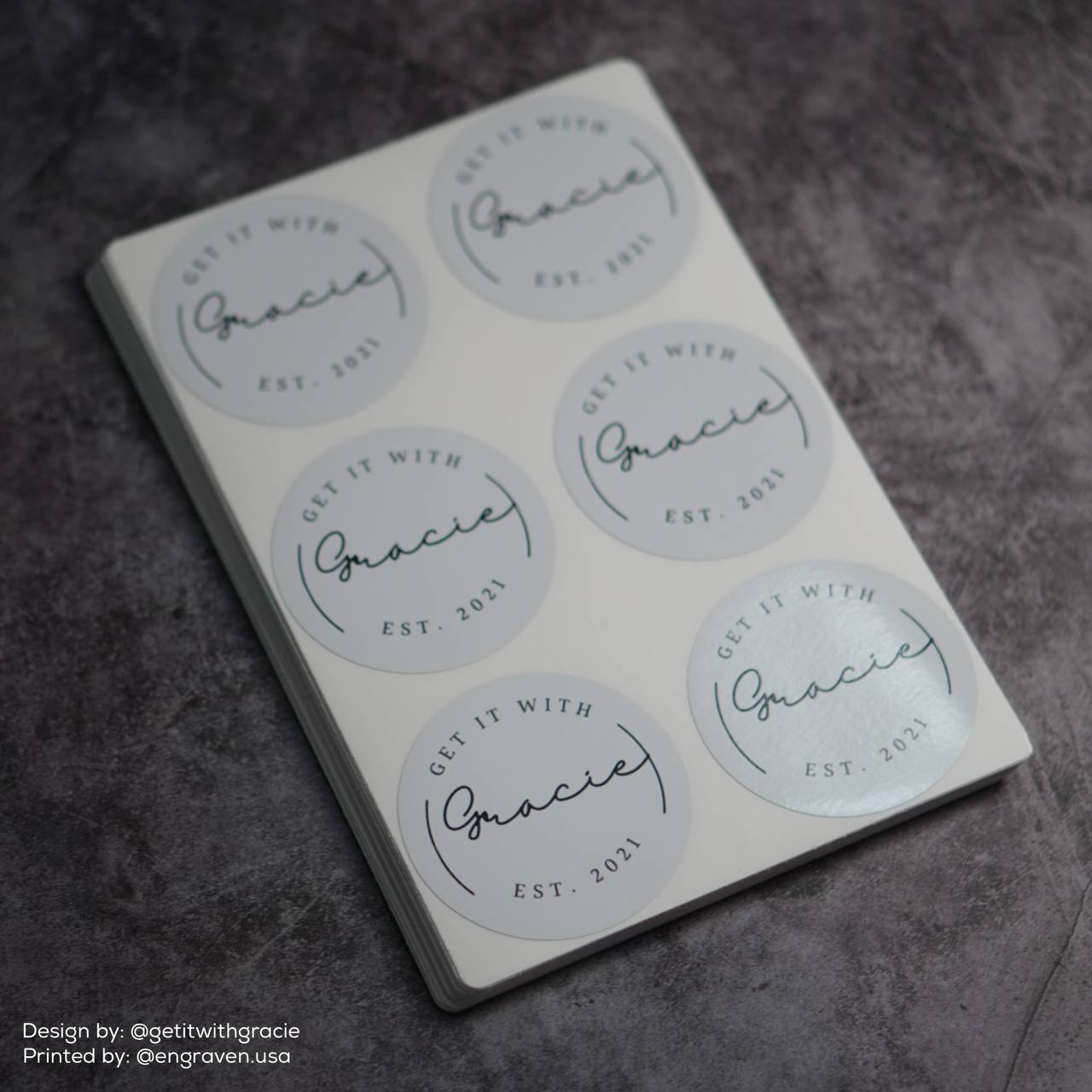 Custom Kiss Cut Stickers Sheet