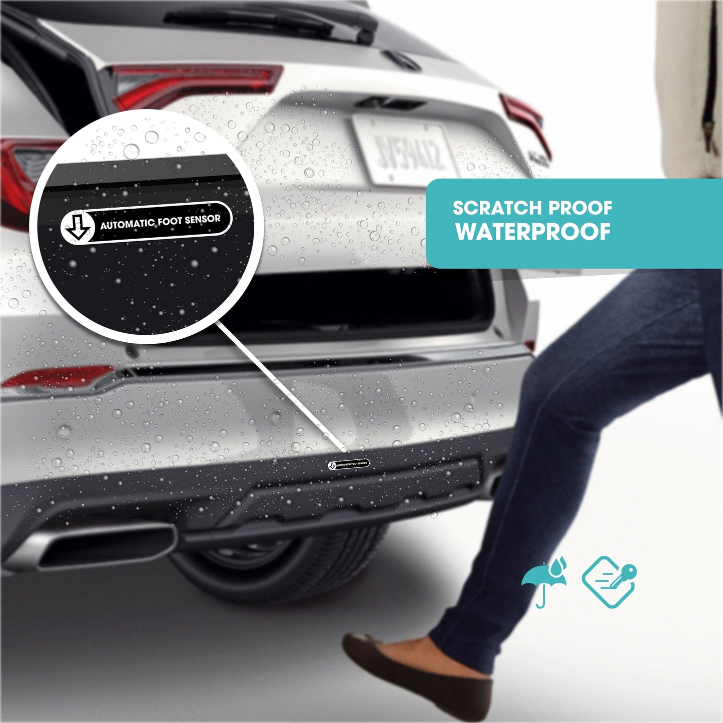 Trunk Foot Sensor Sticker