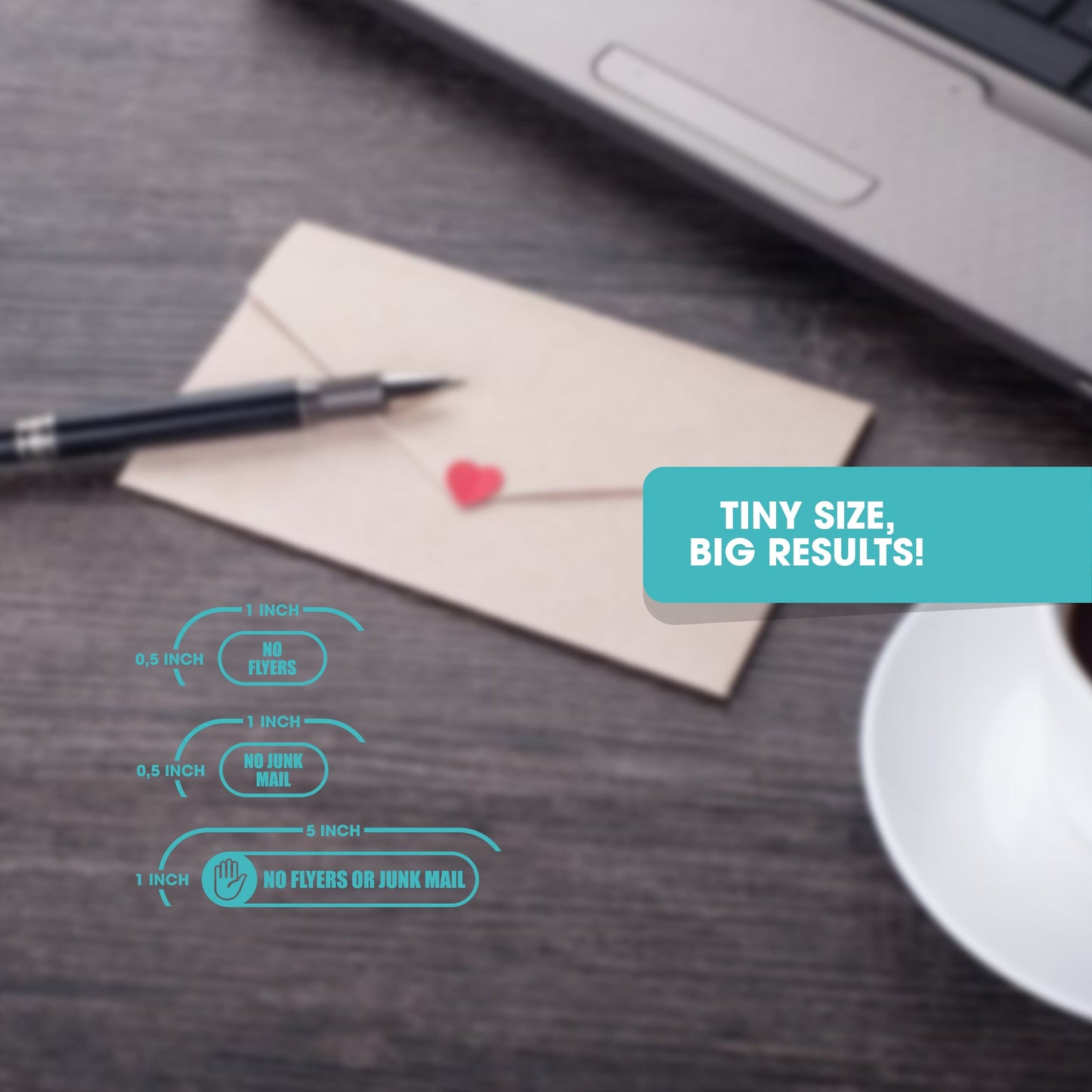 No Flyers or Junk Mail Sticker Sign