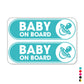 Baby On Board Stickers for Car