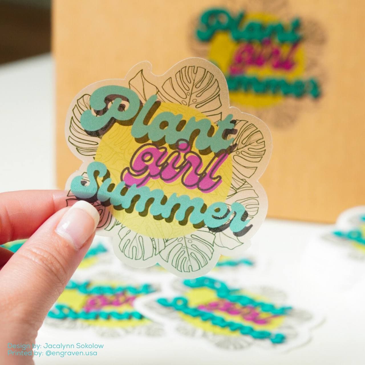 Custom Clear Stickers (No White Ink)